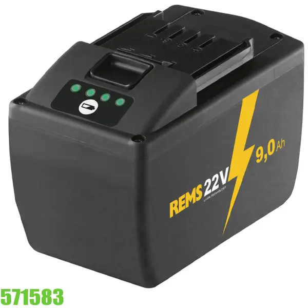 Pin Li-lon 21.6V – REMS 571583, dung lượng 9.0Ah