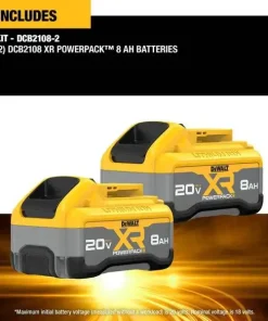 Pin POWER-PACK 20V-8Ah COMBO KIT 2 VIÊN PIN DCB2108-2 DEWALT