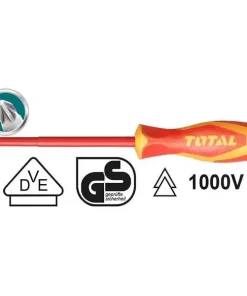 PZ1x80mm Tuốc nơ vít bake cách điện 1000V Total THTISPZ180