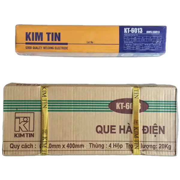 QUE HÀN KIM TÍN 3.2mm KT-6013 (HỘP 5KG)