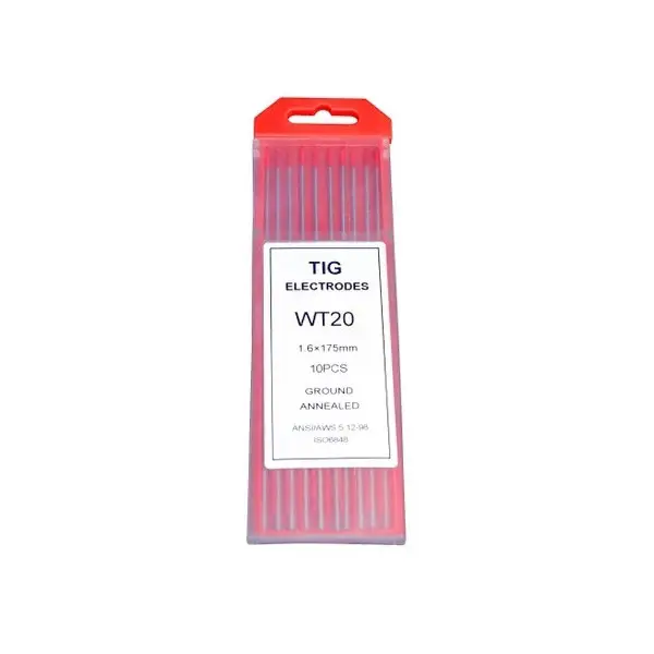 Que volfram đỏ WT20 2.4mmx150mm Weldcom P30F-001373 (10 cái)