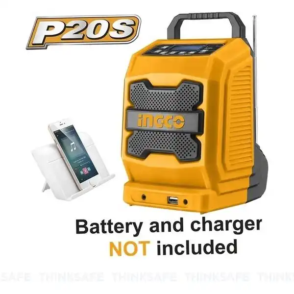 Radio Công Trường Dùng Pin 20V CJRLI2001 INGCO