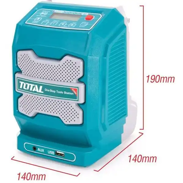 Radio công trường dùng pin 20V TJRLI2001 TOTAL