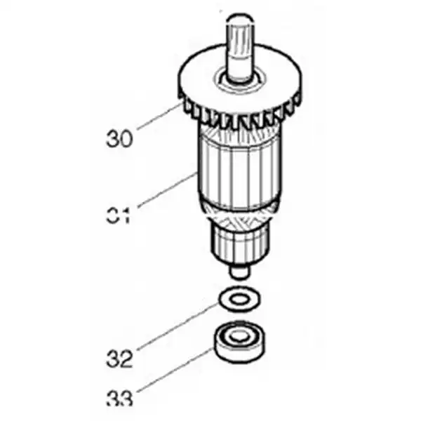 Rotor máy đục HM1306 Makita 517773-3