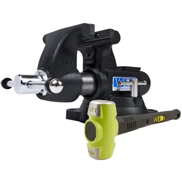 SE Tradesman 1755 Bench Vise and B.A.S.H 20416 Sledge Hammer