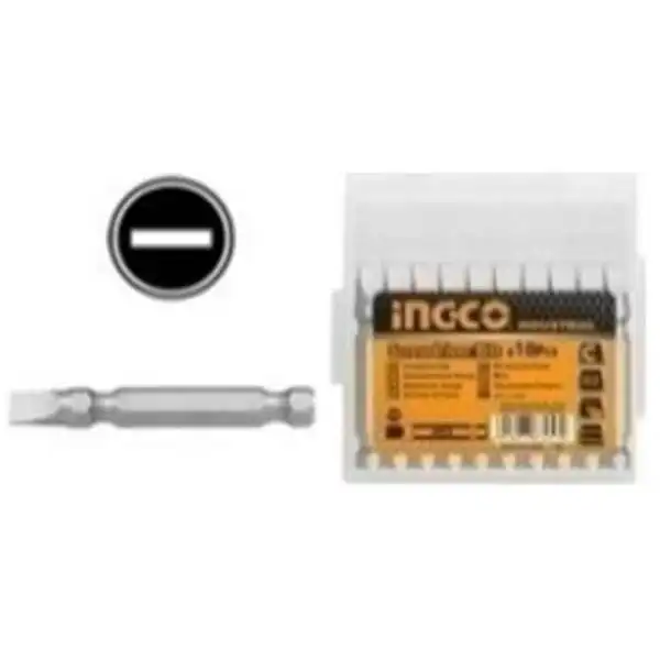 SL4x50mm Bộ mũi vít dẹp 10 mũi INGCO SDB11SL123