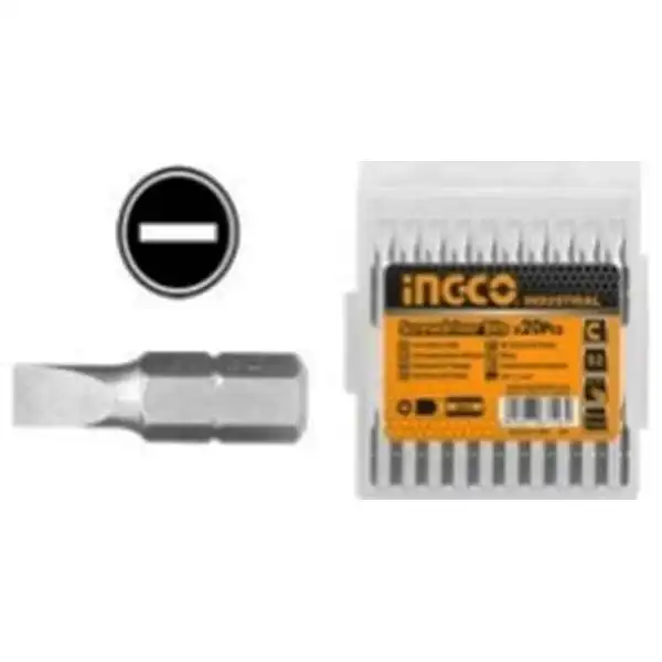 SL8x25mm Bộ mũi vít dẹp 25 mũi INGCO SDB11SL613