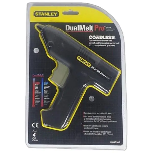 SÚNG BẮN KEO 40W DÙNG PIN ĐẦU TRÒN STANLEY 69-GR90B-23