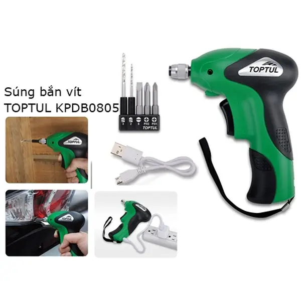 Súng bắn vít cầm tay TOPTUL KPDB0805