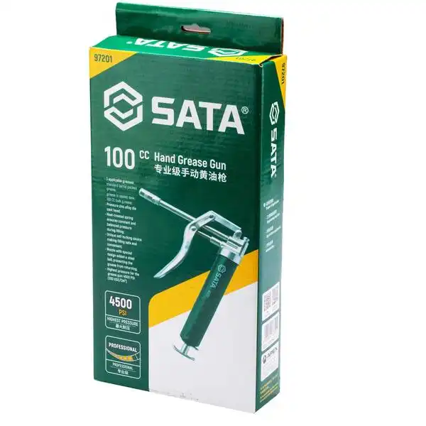 Súng bơm mỡ SATA 100CC 97201 - Pistol Grip Grease Gun 100CC