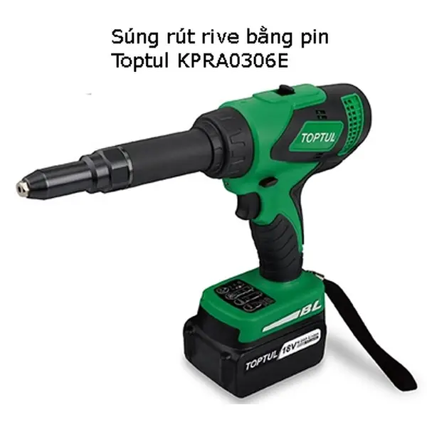 Súng rút rive bằng pin TOPTUL KPRA0306E
