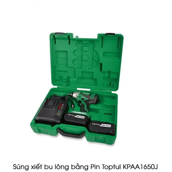 Súng xiết bu lông bằng Pin TOPTUL KPAA1650J