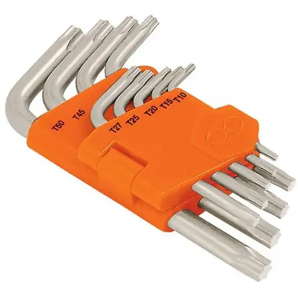 T10-T50 Bộ lục giác đầu sao 9 cây Truper 15554 (TORX-9)