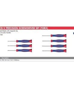 T4-T10 Bộ tuốc nơ vít sao sửa chữa điện tử 7 chi tiết Workpro WP200510