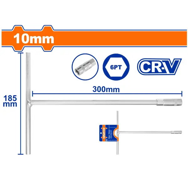 Tay vặn chữ T đầu lục giác WadFow WTH1110 10mm