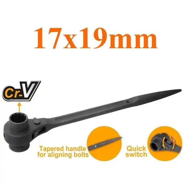 Tay Vặn Đầu Tuýp Đuôi Chuột HRSTW17191 INGCO