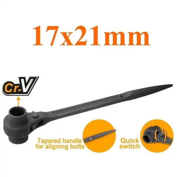 Tay Vặn Đầu Tuýp Đuôi Chuột HRSTW17211 INGCO