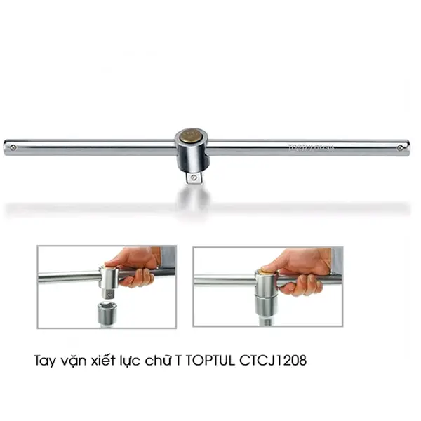 Tay vặn xiết lực chữ T TOPTUL CTCJ1208