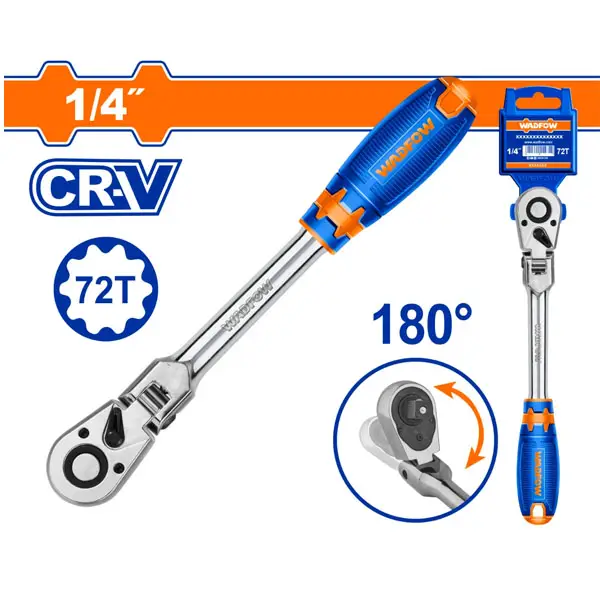 Tay vặn xoay 180 độ 1/4 inch 72T WadFow WRW4214