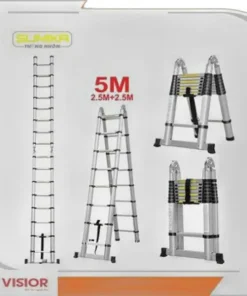 THANG NHÔM RÚT ĐÔI CHỮ A 5M SK500D SUMIKA