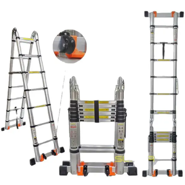 THANG NHÔM RÚT ĐÔI ĐAI NHỰA SUMIKA SK 440D NEW 4, 4M CHỐNG TRƯỢT