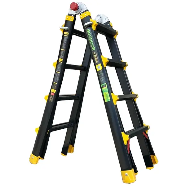 Thang nhôm rút lồng chữ A 2m Boodoor MS40 (Khóa Mỹ)