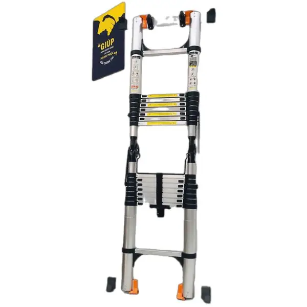 THANG NHÔM SUMIKA RÚT ĐÔI CHỮ A 5M SK500D NEW - CHỐNG TRƯỢT