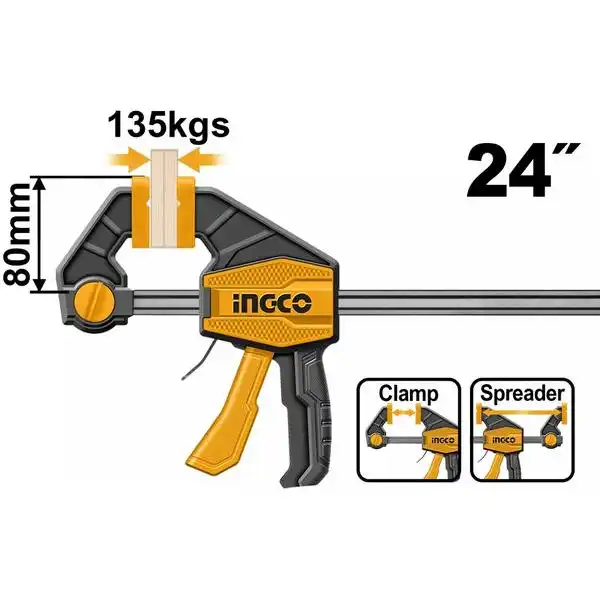 Thanh Kẹp Nhanh 600Mm (24 inch) HQBC24802 INGCO