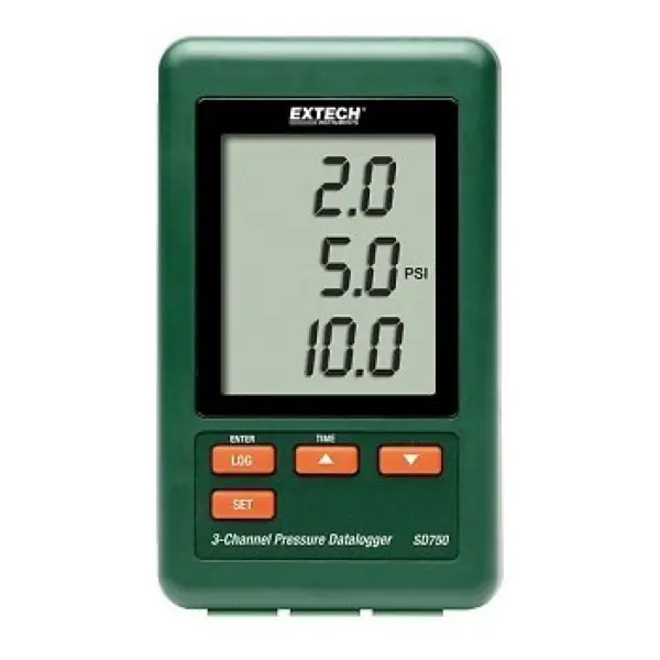 Thiết Bị Ghi Dữ Liệu Áp Suất 3 Kênh Extech - SD750
