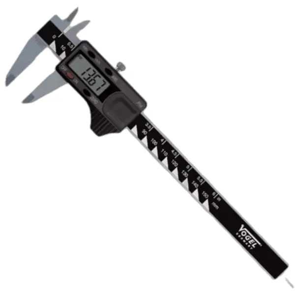 Thước cặp điện tử Vogel 20216, chống nước cấp bảo vệ IP54