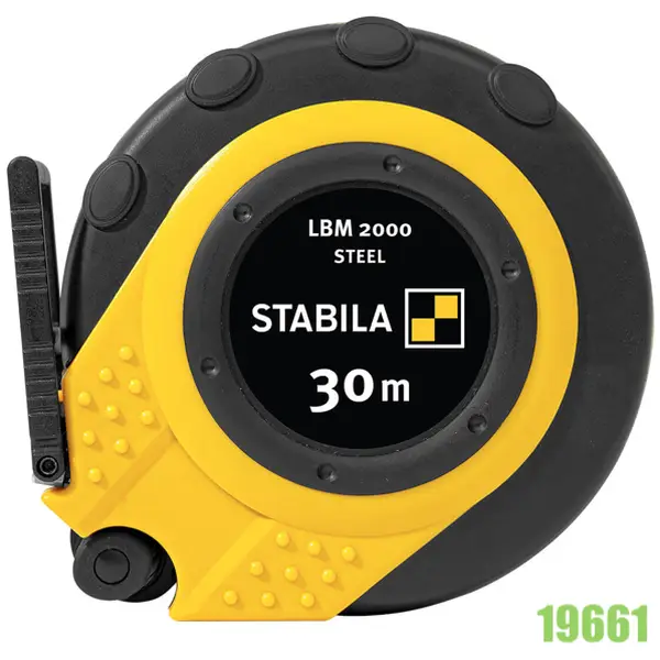 Thước cuộn 30m STABILA 19661, sợi thép phủ nylon vỏ kín LBM 2000