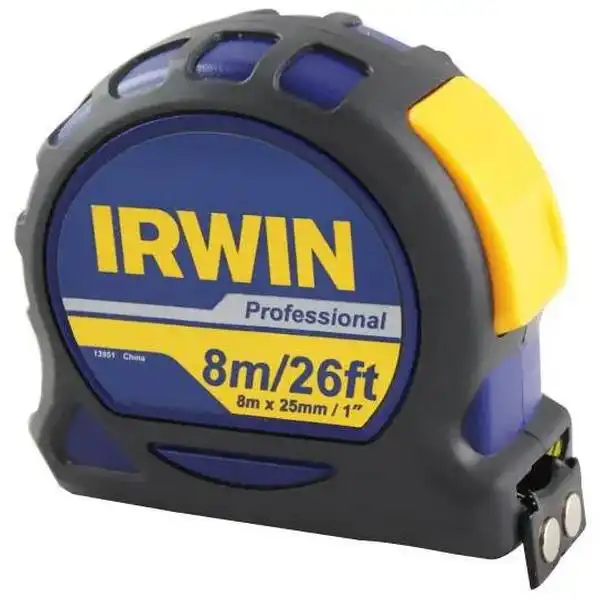 Thước cuộn thép bọc cao su 8Mx25mm IRWIN T13951
