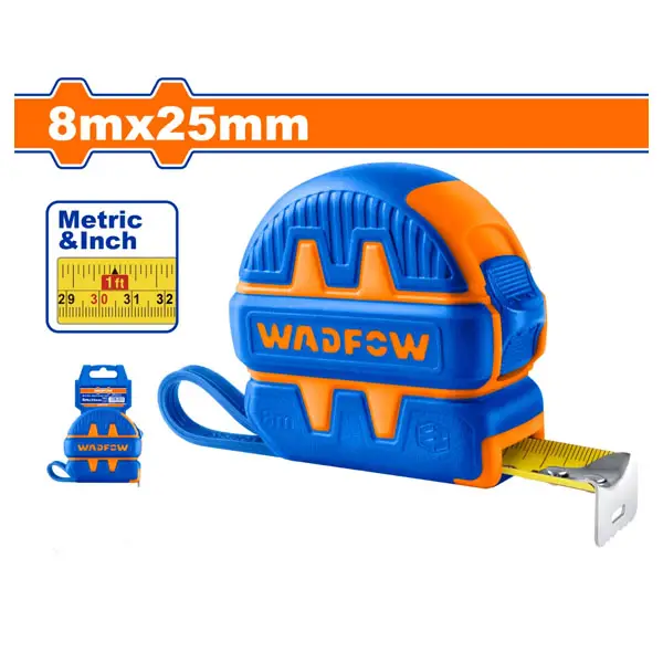 Thước cuộn thép nền vàng WadFow WMT1240