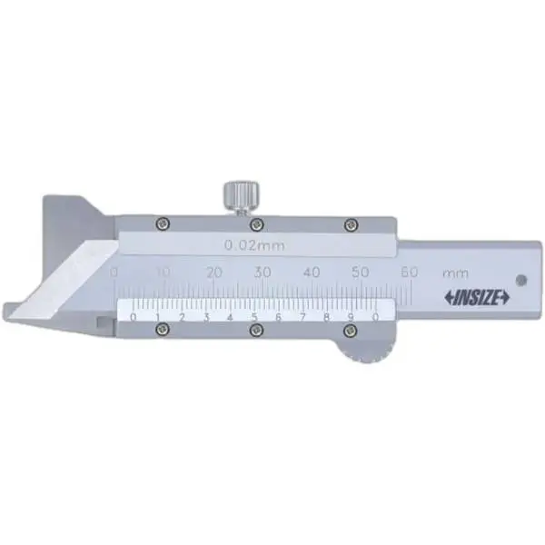 Thước đo cạnh vát 45 độ Insize 1267-6 0~6mm 0.02mm