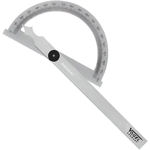 Thước đo góc Protractor 32251, làm từ thép đặc biệt, Germany