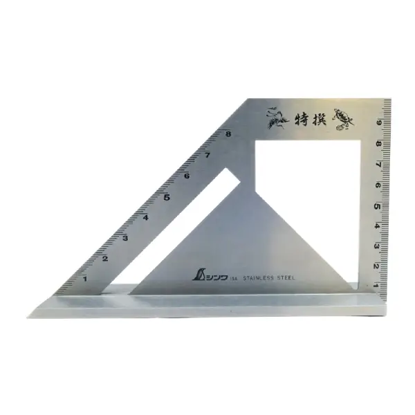 Thước Êke đo góc 163x45mm Shinwa 62189