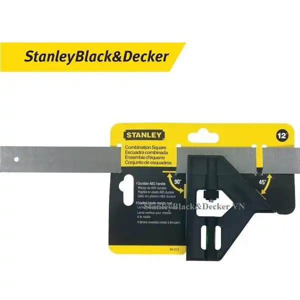 Thước Êke thủy 12 inch cán nhựa Stanley 46-012