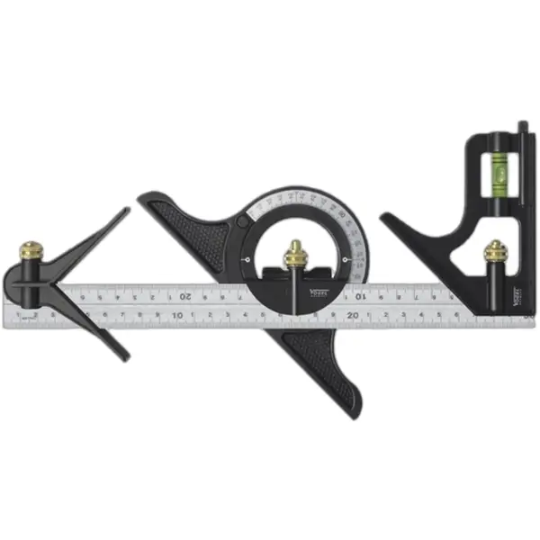Thước góc vạn năng Vogel 508090, dài 300mm, thước 5 thành phần.