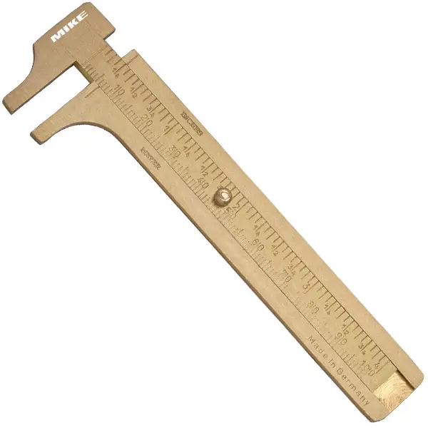 Thước kẹp đồng thau ELORA 1519, thang đo 100mm