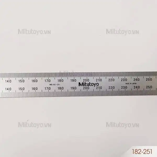 Thước lá 0-450 bề rộng 19mm Mitutoyo 182-251