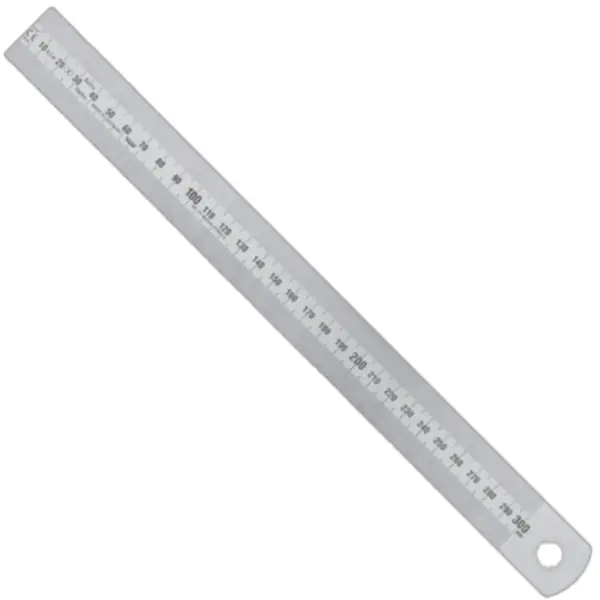 Thước lá inox 101801 Vogel, type A, bản rộng 30×1.0mm