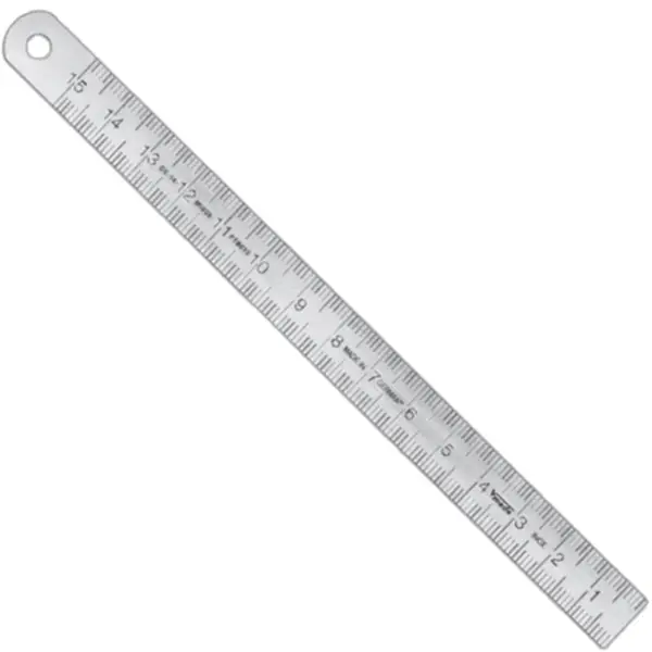 Thước lá inox Vogel 10110100 series bản rộng 13mm, đọc từ phải qua trái