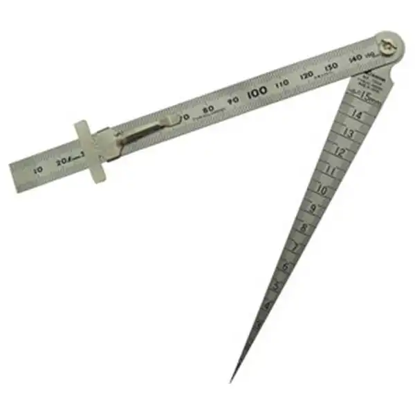 Thước lá kết hợp thước đo lỗ Shinwa 62612