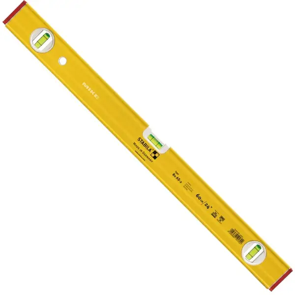Thước nivo dòng STABILA 80AS-2 có 3 bọt thủy, sản xuất tại Đức