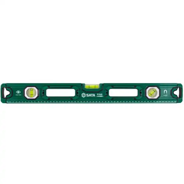 Thước thủy 24 inch SATA 91645 - MAGNETIC THREE BUBBLE LEVEL24 inch