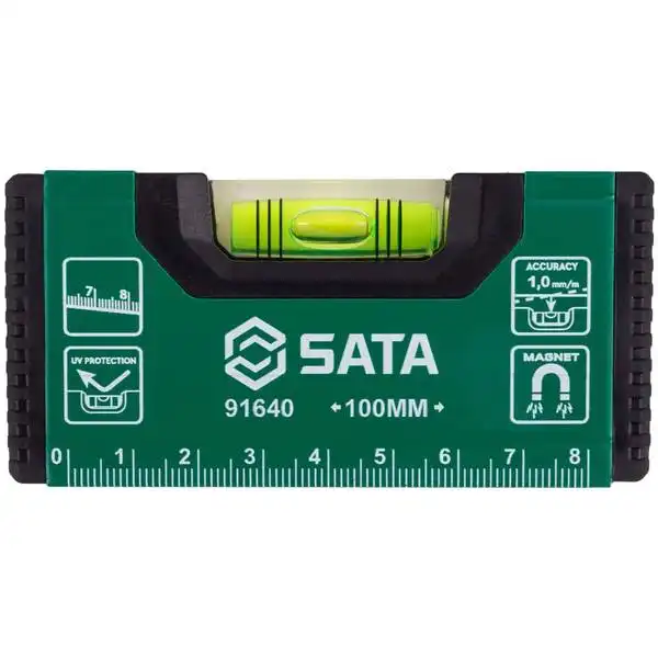 Thước thủy 4 inch SATA 91640 - MAGNETIC LEVEL 4 inch