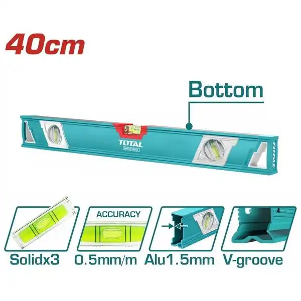 Thước thủy 40 cm TMT24086 TOTAL