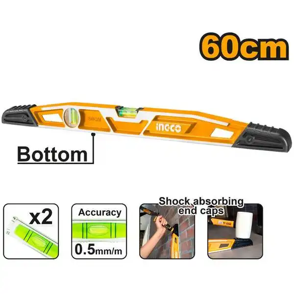 Thước Thủy Công Nghiệp (60Cm) HBSL08060 INGCO