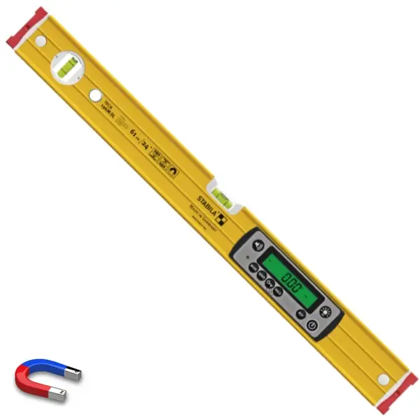 Thước thủy điện tử 61cm STABILA TECH 196M DL, có nam châm