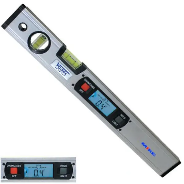 Thước thủy điện tử 712020, 400mm, 2 bọt thủy, đế nam châm